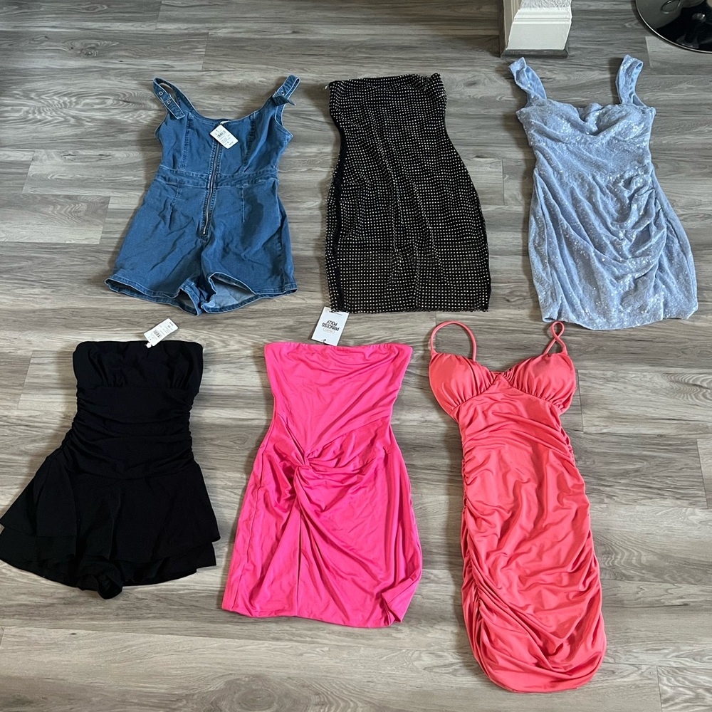 Rompers and dresses for sale individually